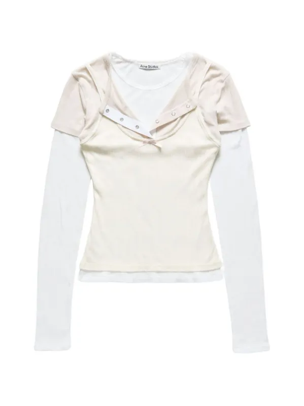 Layered Cotton T-Shirt made by Acne Studios
