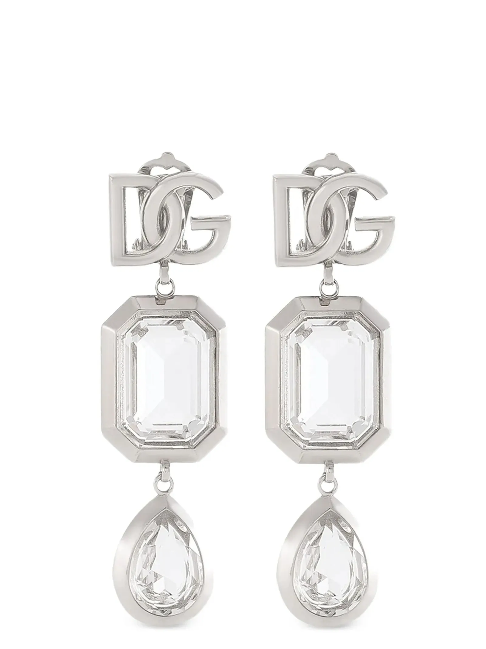 Pendant Earrings With Crystals Jewelry Silver sold by Wanan Luxury