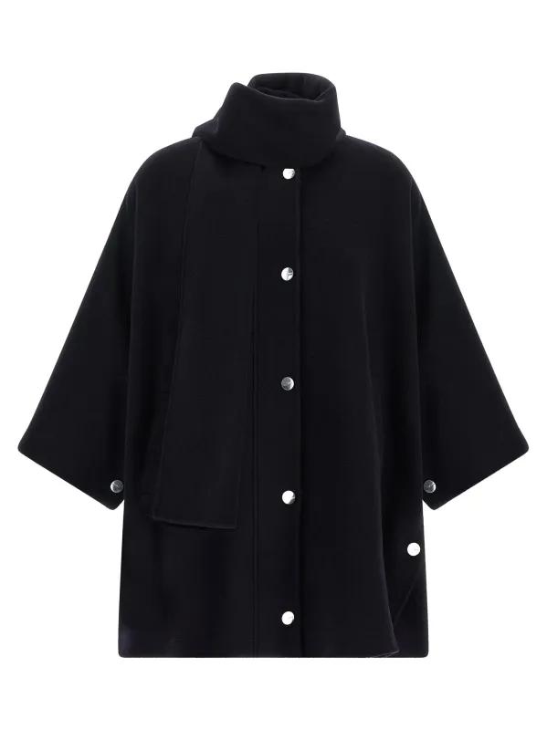 Caban Coat Coats And Trench Coats Blue made by Pinko