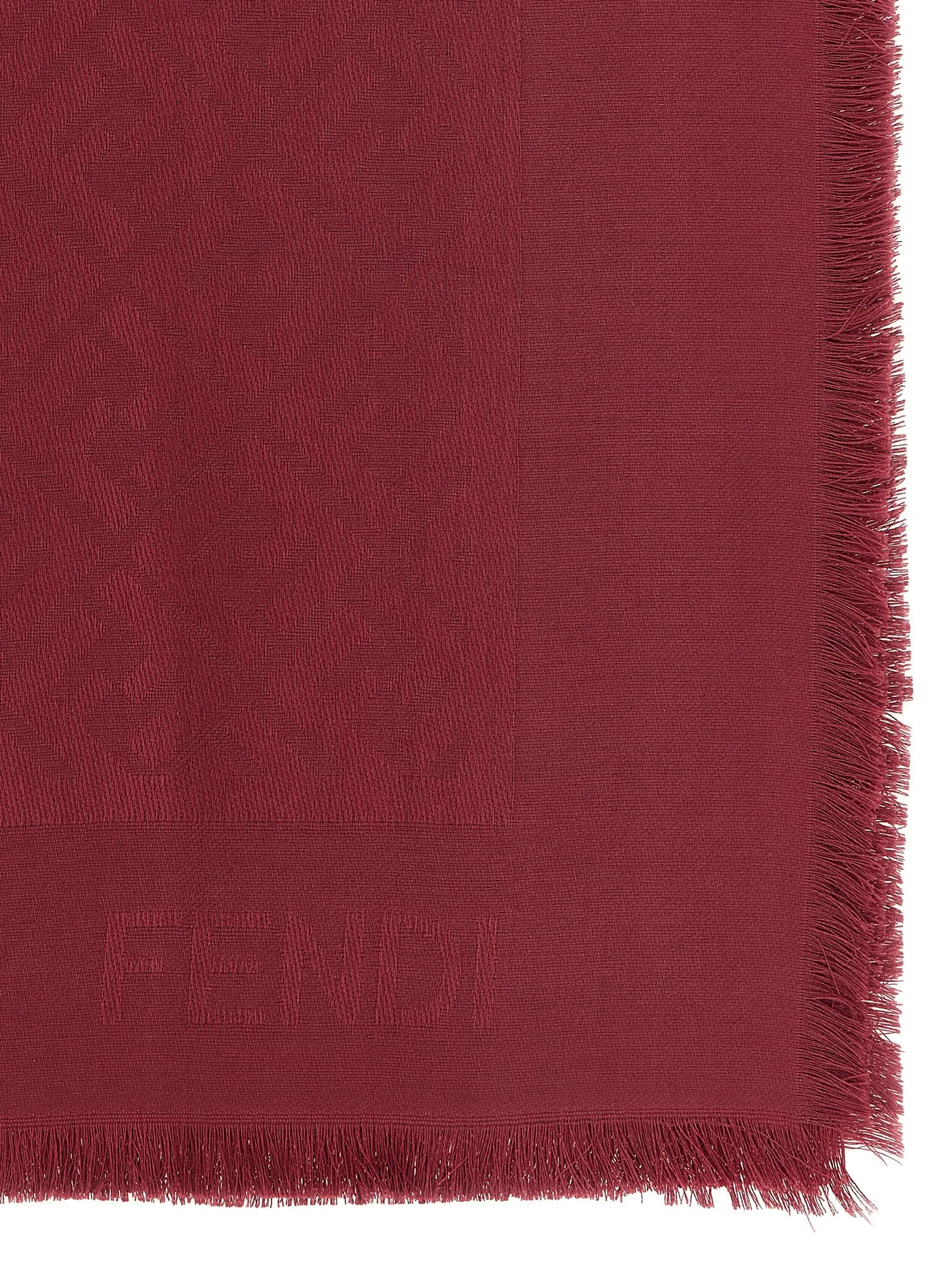 Ff Shawl Scarves And Foulards Bordeaux sold by Wanan Luxury product image thumbnail 2