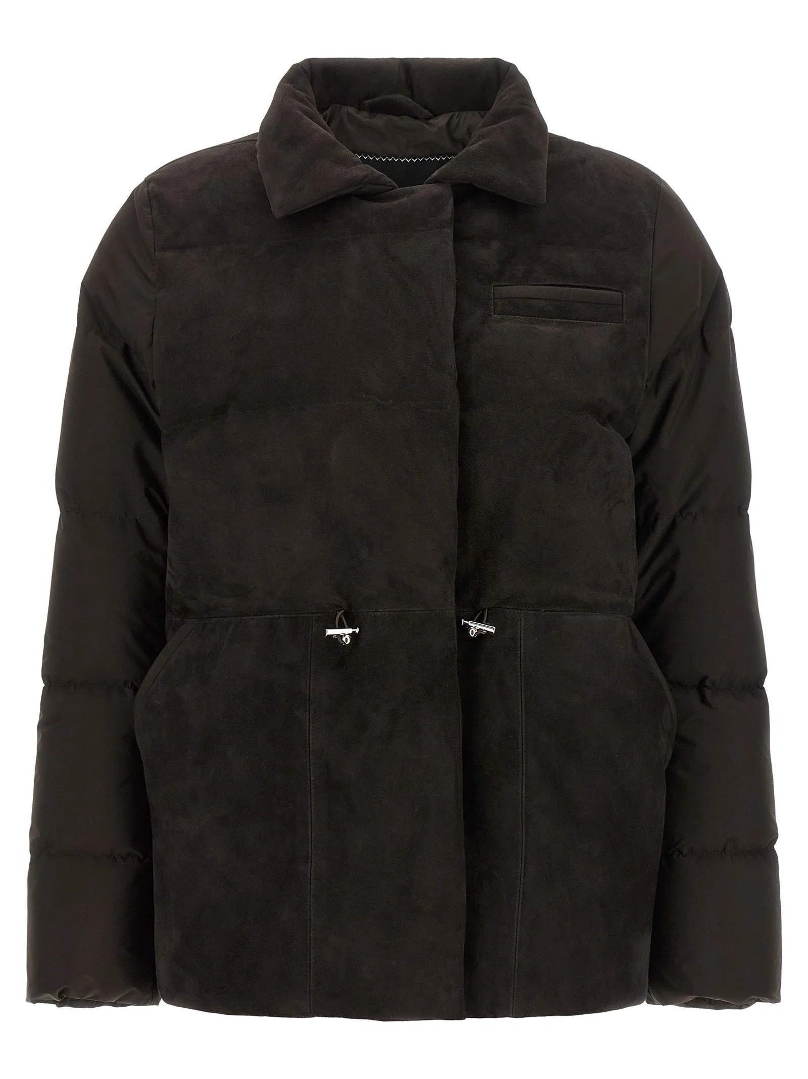Drawstring Down Jacket Brown sold by Wanan Luxury