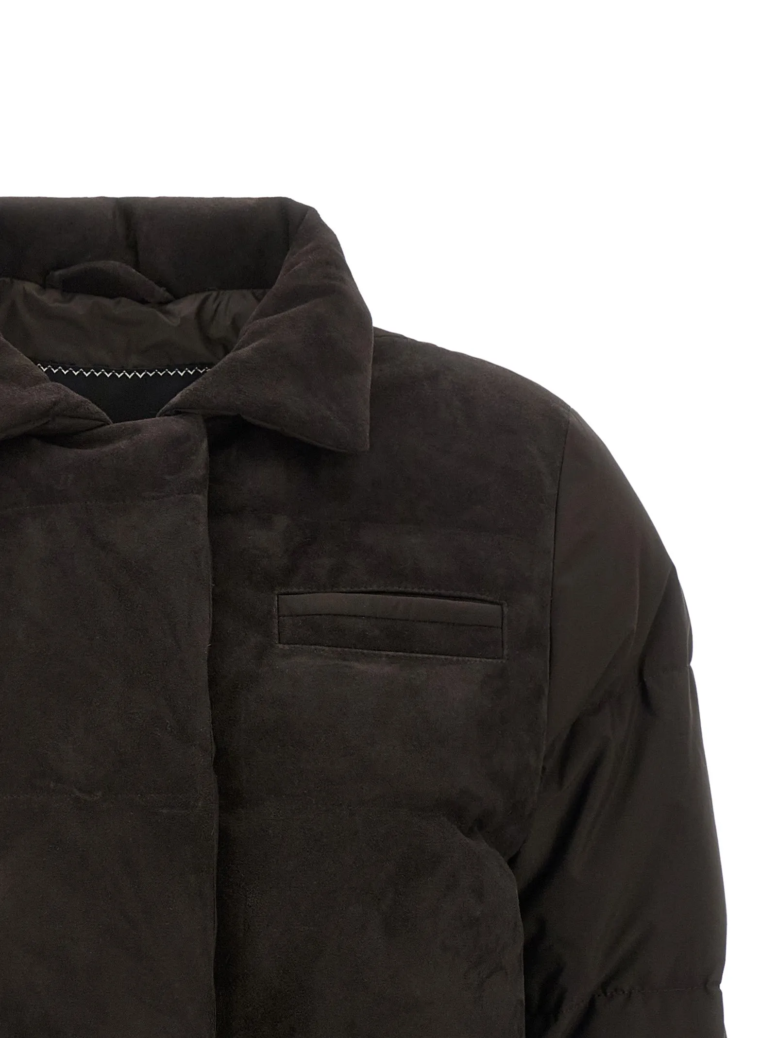 Drawstring Down Jacket Brown sold by Wanan Luxury product image thumbnail 3