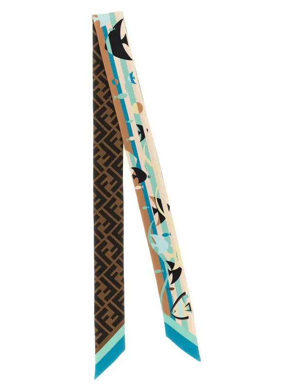Wrappy Scarves And Foulards Multicolor made by Fendi