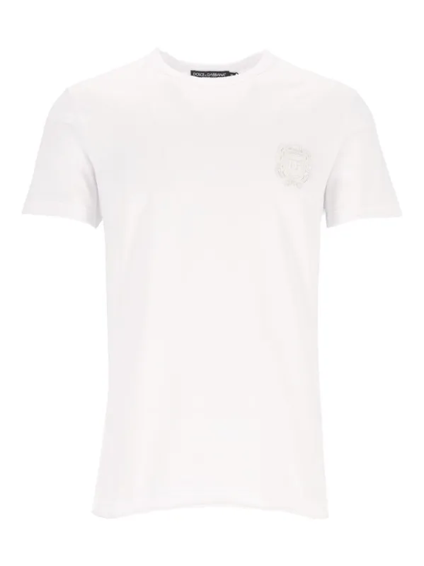D&G Logo T-Shirt White made by Dolce & Gabanna