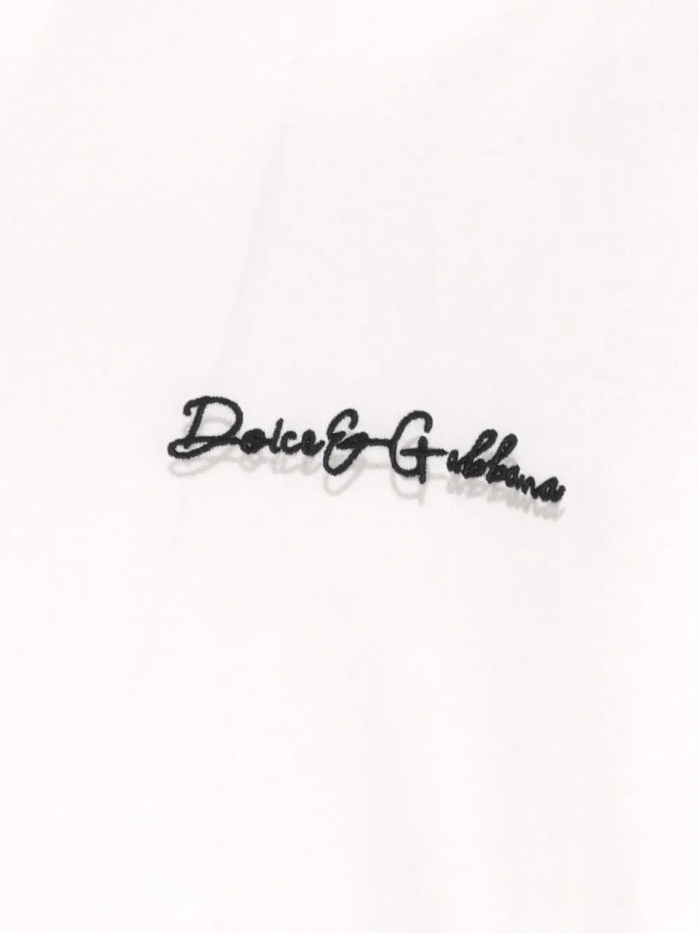 With Dolce & Gabbana Signature T-Shirt White sold by Wanan Luxury product image thumbnail 3