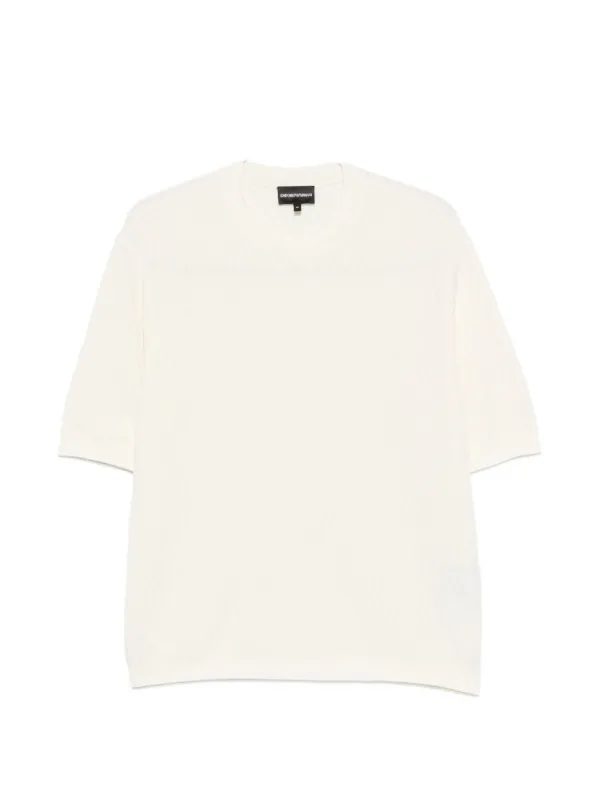 Cotton Crewneck Sweater made by Emporio Armani