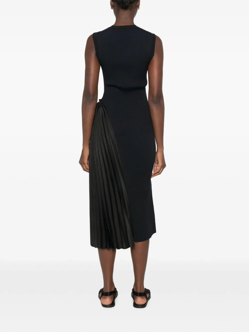 Pleated Midi Dress sold by Wanan Luxury product image thumbnail 4