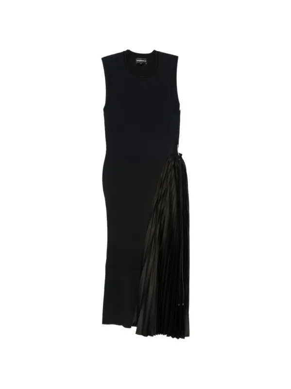 Pleated Midi Dress made by Emporio Armani