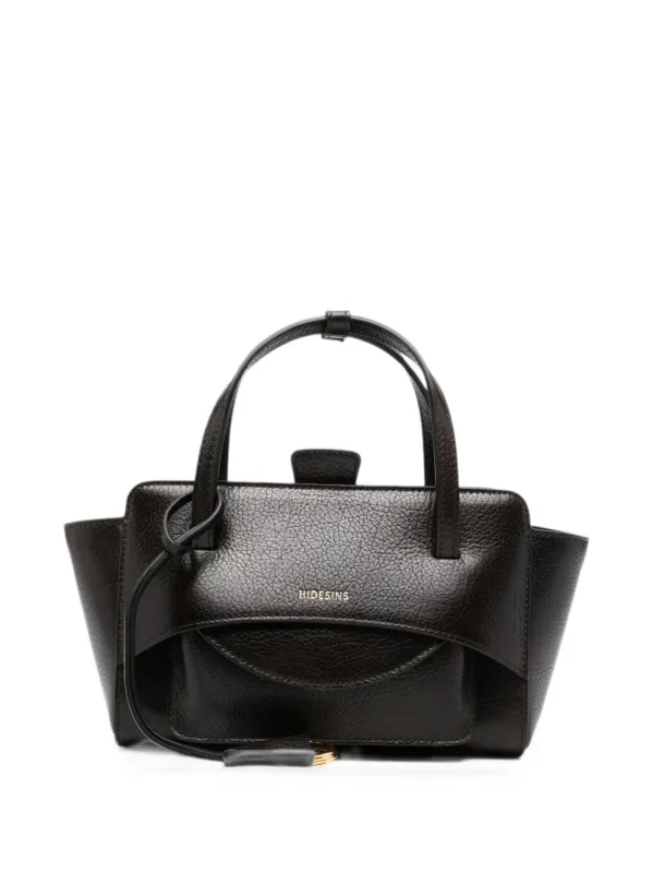 Flap Small Leather Tote made by Wanan Luxury