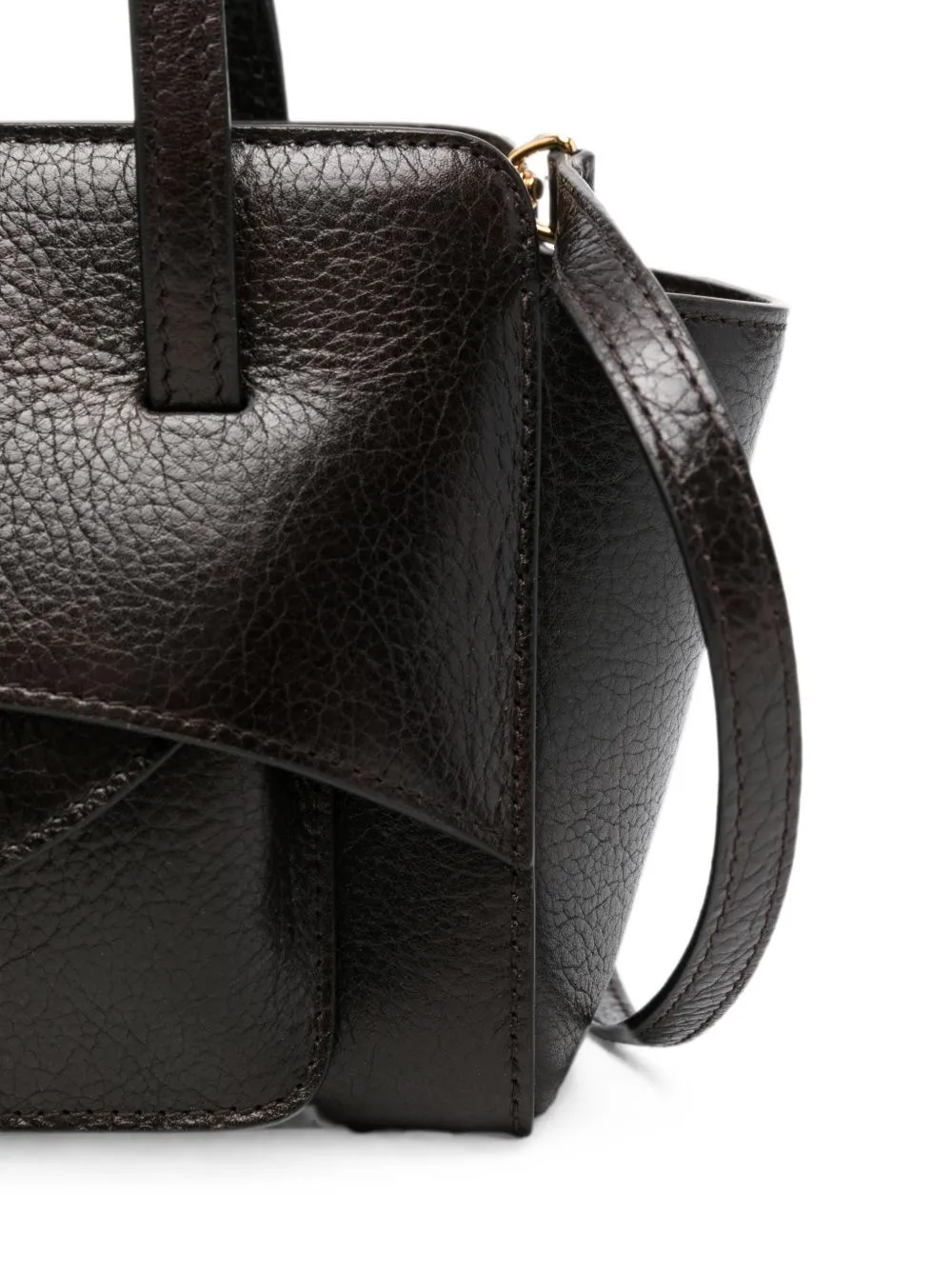 Flap Small Leather Tote sold by Wanan Luxury product image thumbnail 2