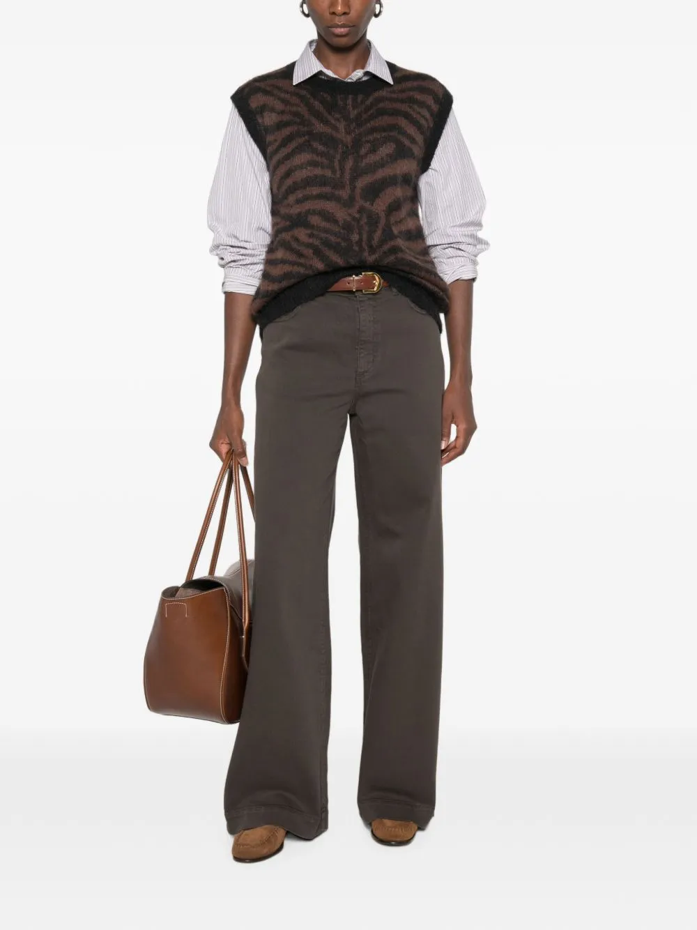 Wide-Leg Denim sold by Wanan Luxury product image thumbnail 4