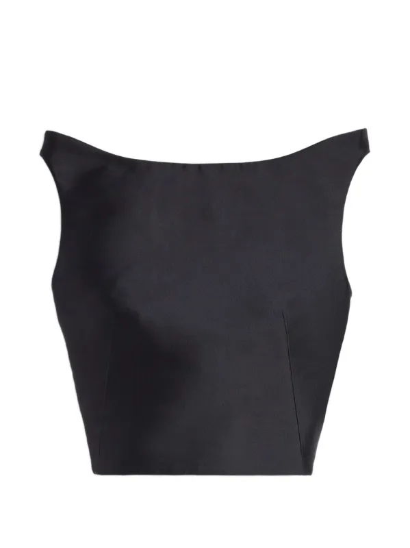 Silk And Wool Cropped Top made by Jil Sander