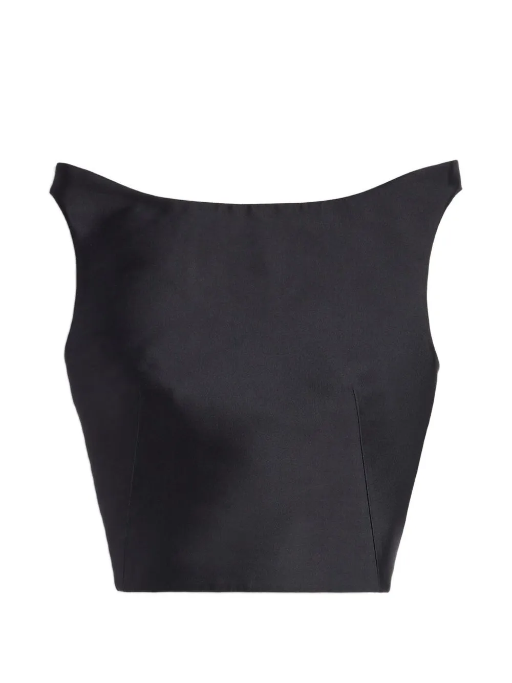 Silk And Wool Cropped Top sold by Wanan Luxury