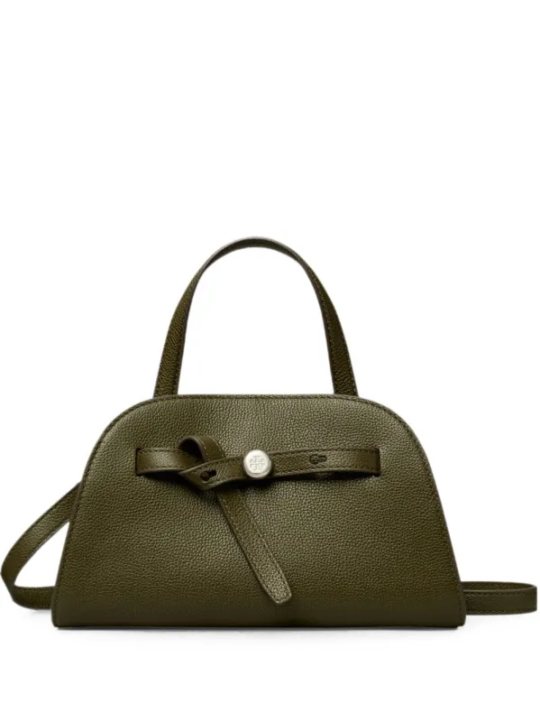 Romy Small Leather Boston Bag made by Tory Burch