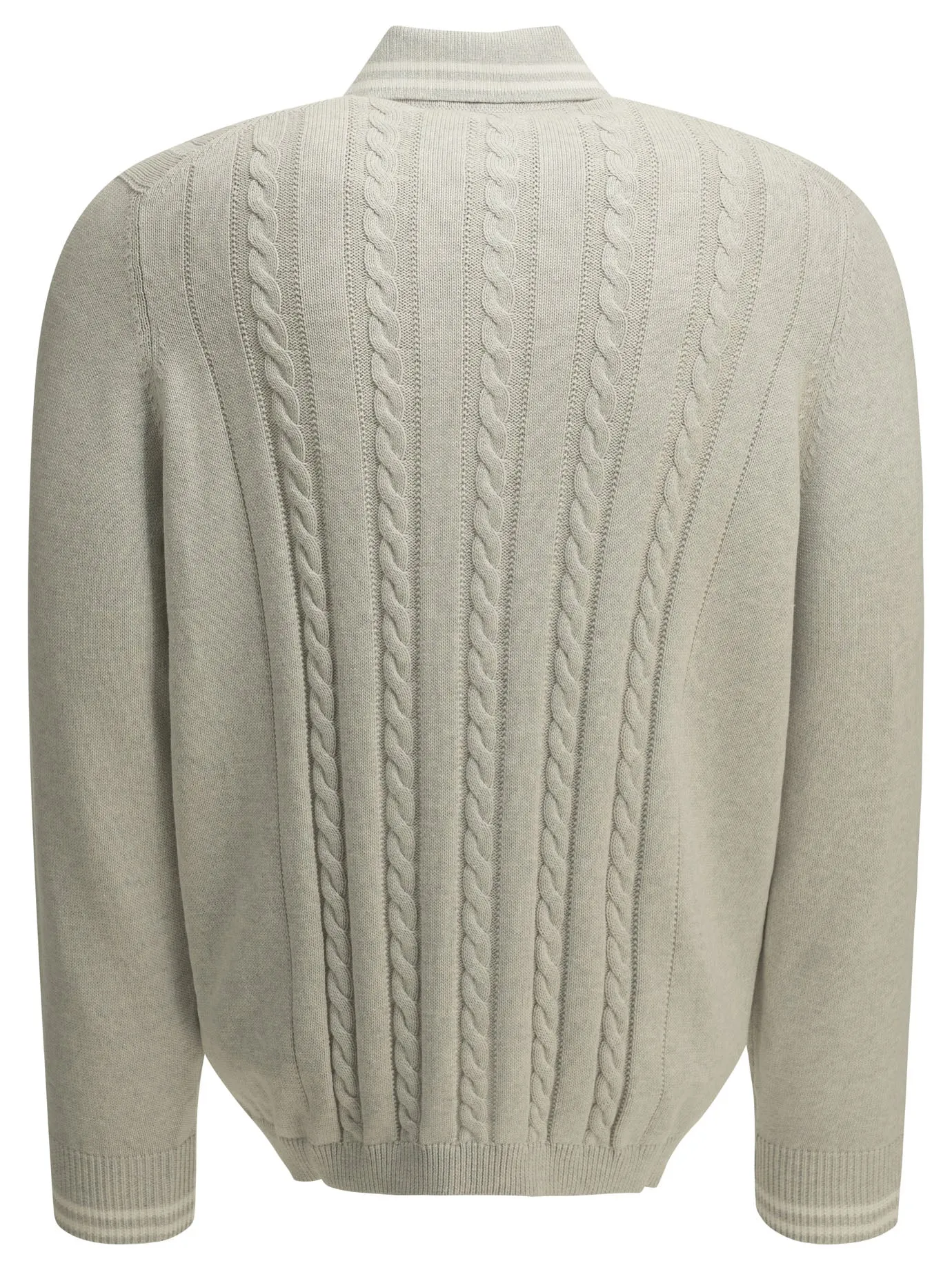 Cardigan With Logo Knitwear Grey sold by Wanan Luxury product image thumbnail 2