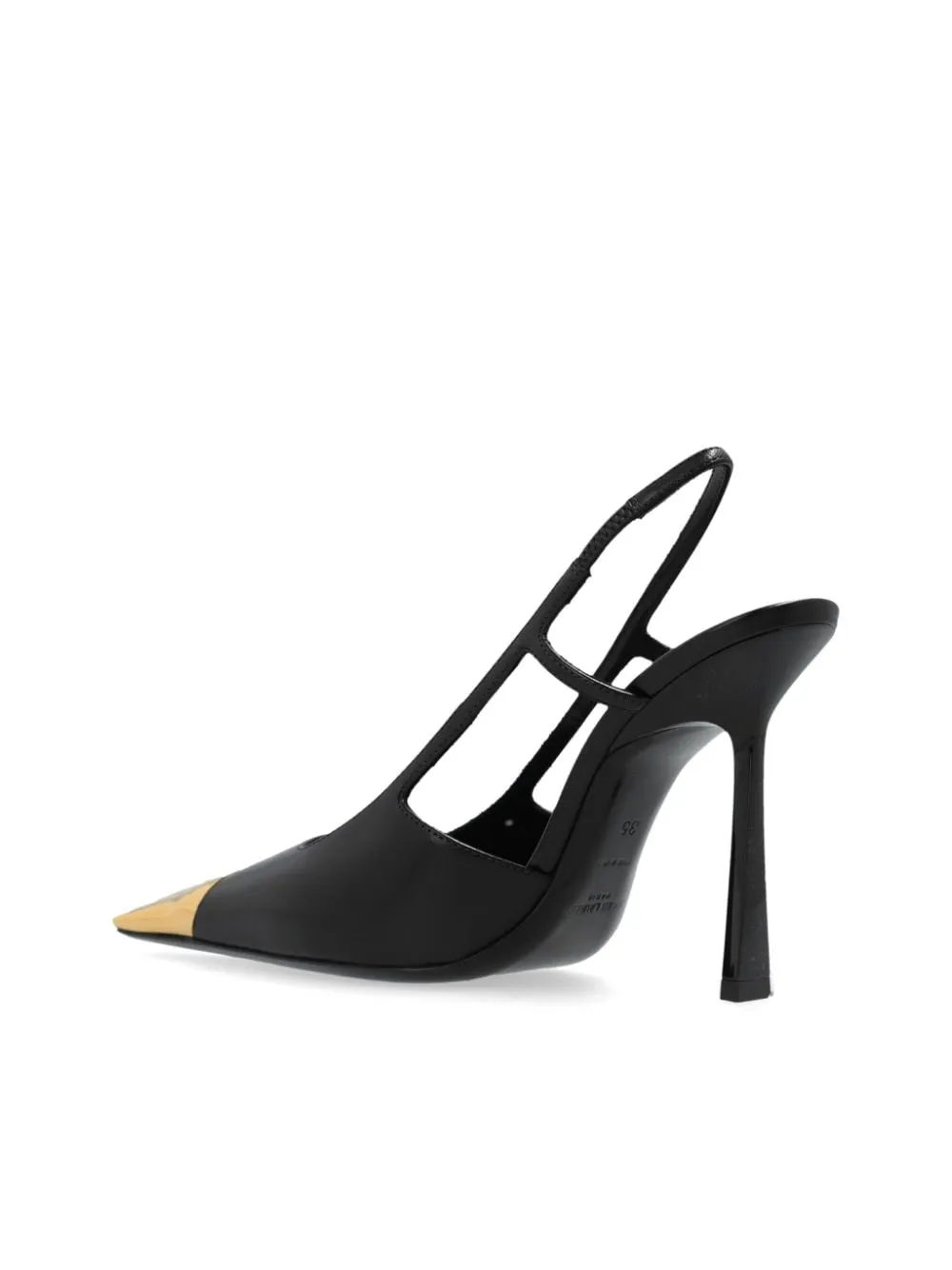 Jeanne Leather Slingback Pumps sold by Wanan Luxury product image thumbnail 3