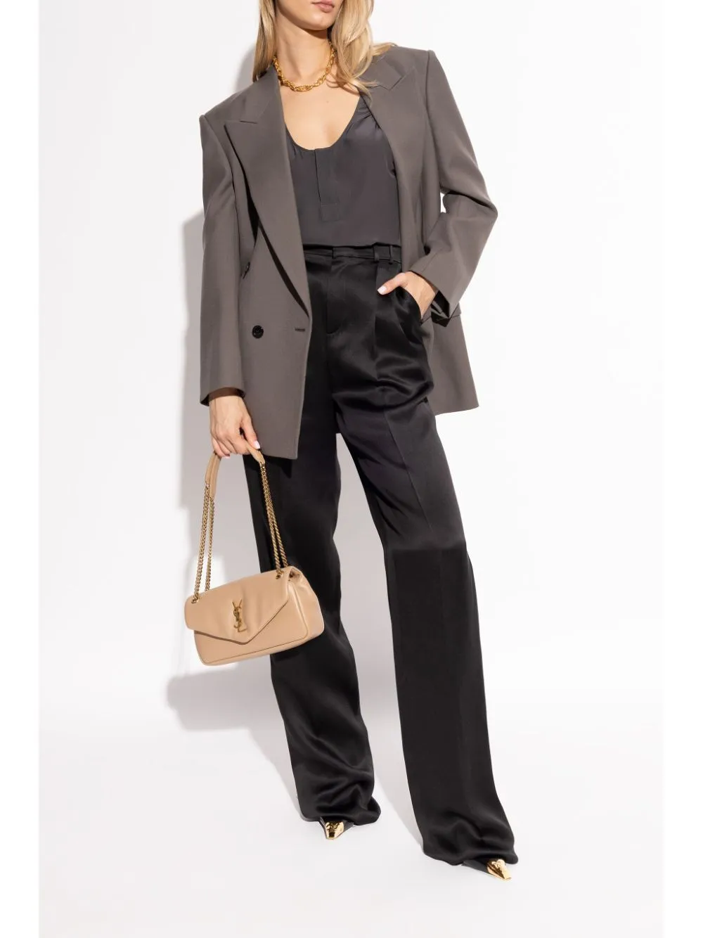 Jeanne Leather Slingback Pumps sold by Wanan Luxury product image thumbnail 4
