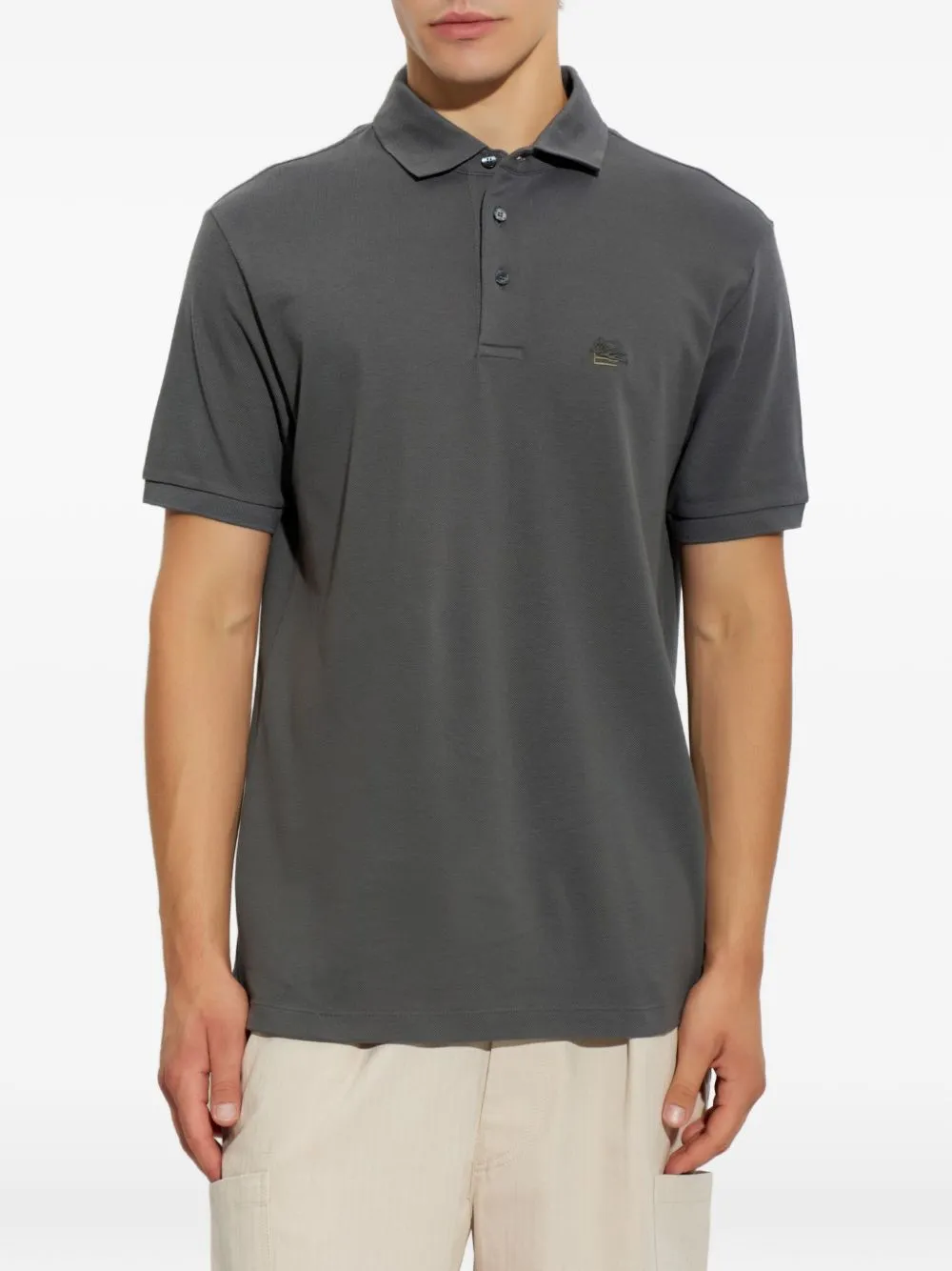 Logo Cotton Polo Shirt sold by Wanan Luxury product image thumbnail 3