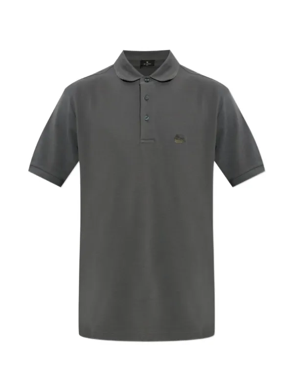 Logo Cotton Polo Shirt made by Etro