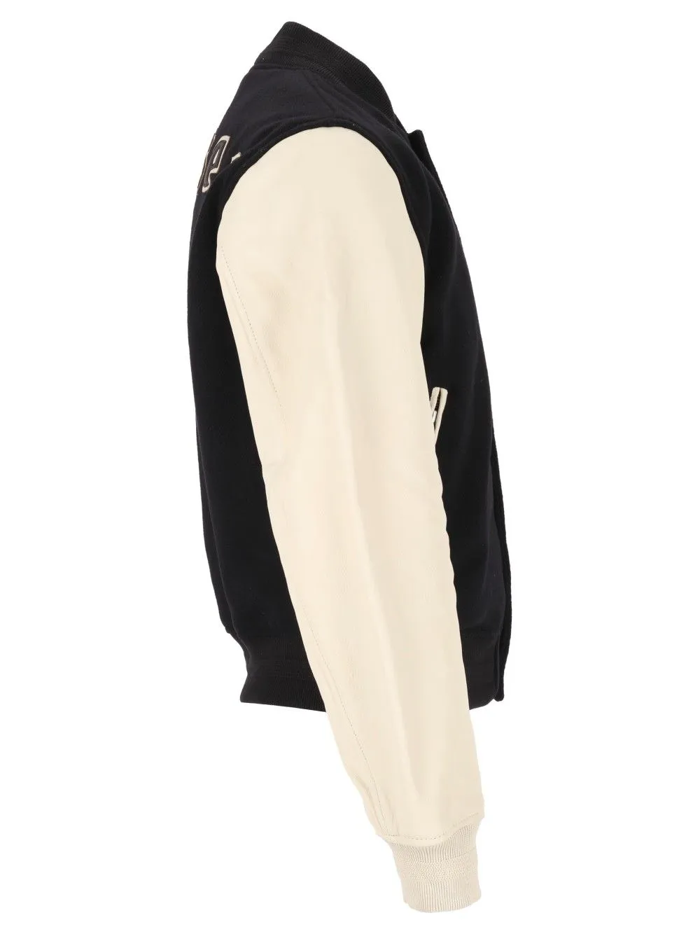 Wool And Leather Blend Bomber Jacket Multicolor sold by Wanan Luxury product image thumbnail 3
