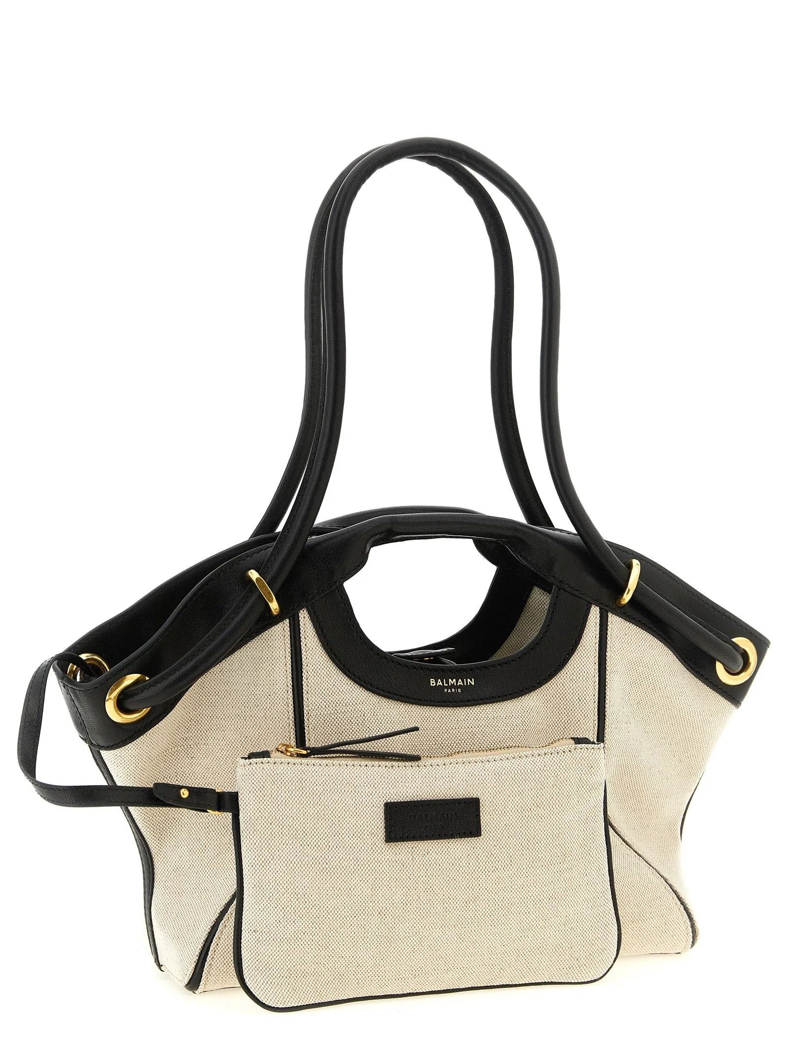 Tote Tote Bag White/Black sold by Wanan Luxury product image thumbnail 3