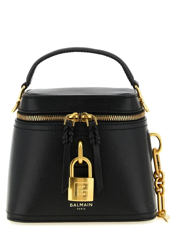 Pulse Vanity Hand Bags Black made by Balmain