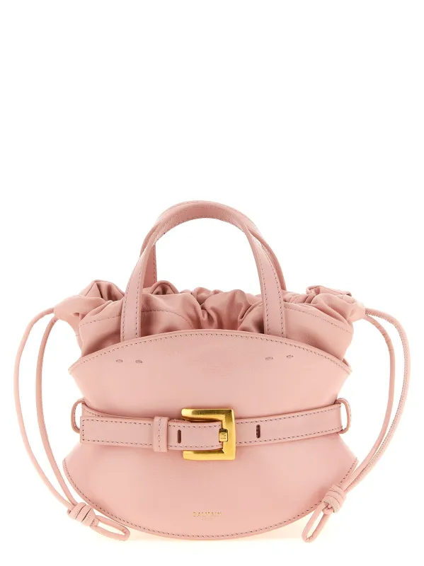 Shuffle Hand Bags Pink made by Balmain