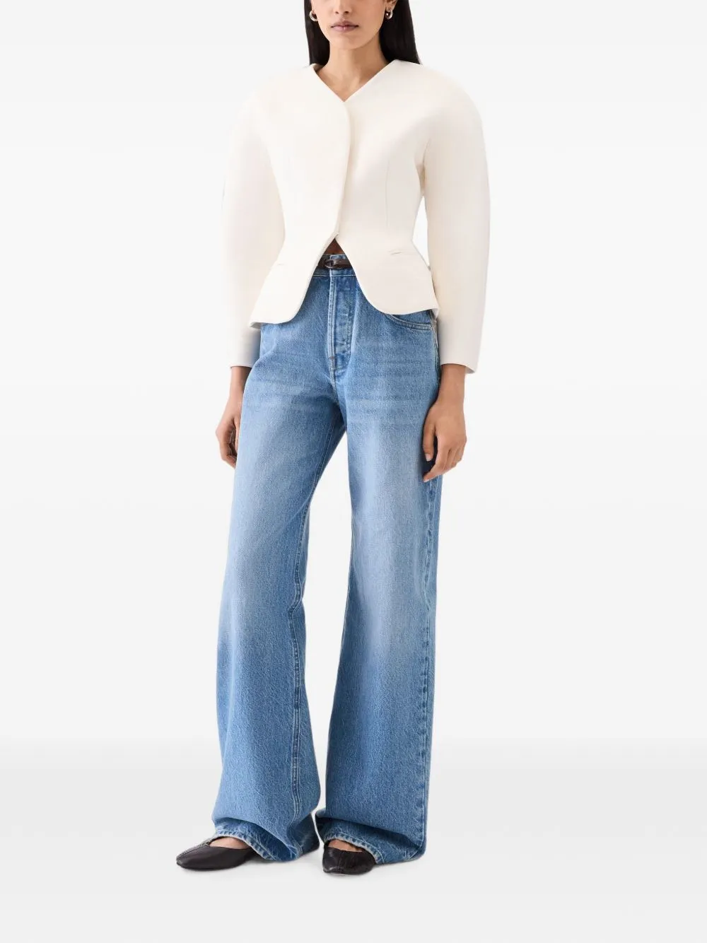 Wide-Leg Denim sold by Wanan Luxury product image thumbnail 4