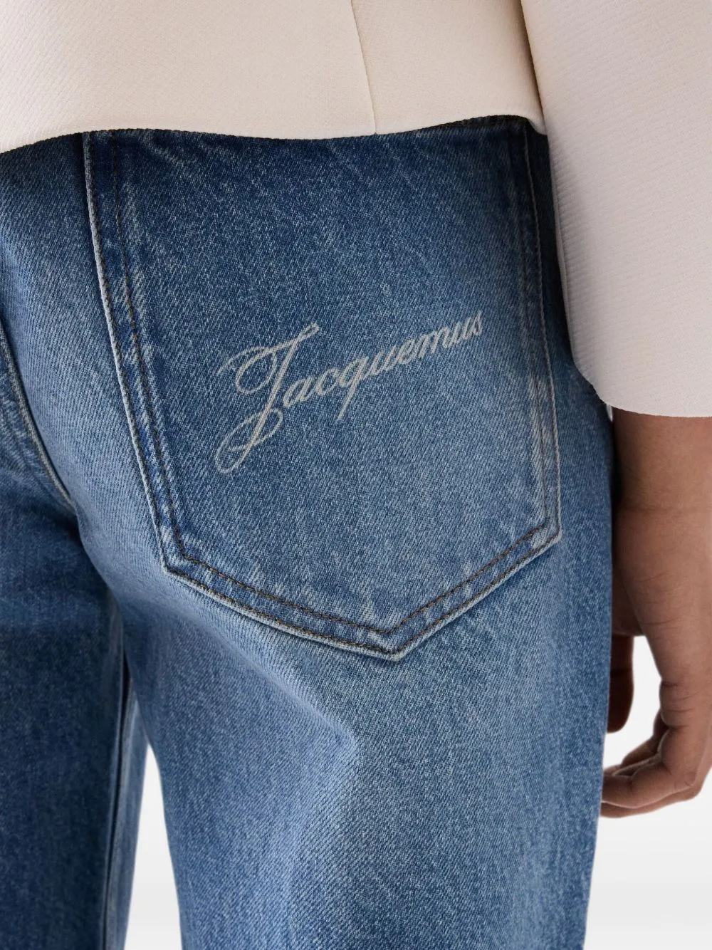 Wide-Leg Denim sold by Wanan Luxury product image thumbnail 3