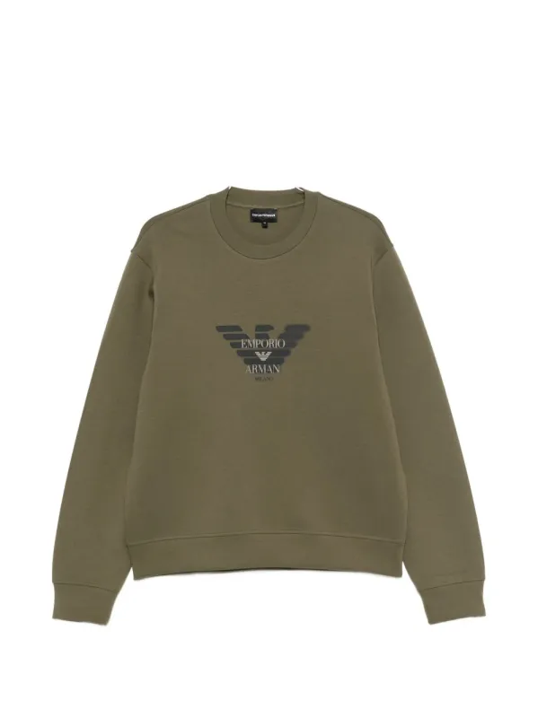 Logo Cotton Sweatshirt made by Emporio Armani