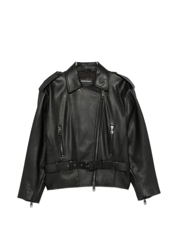Leather Jacket made by Emporio Armani