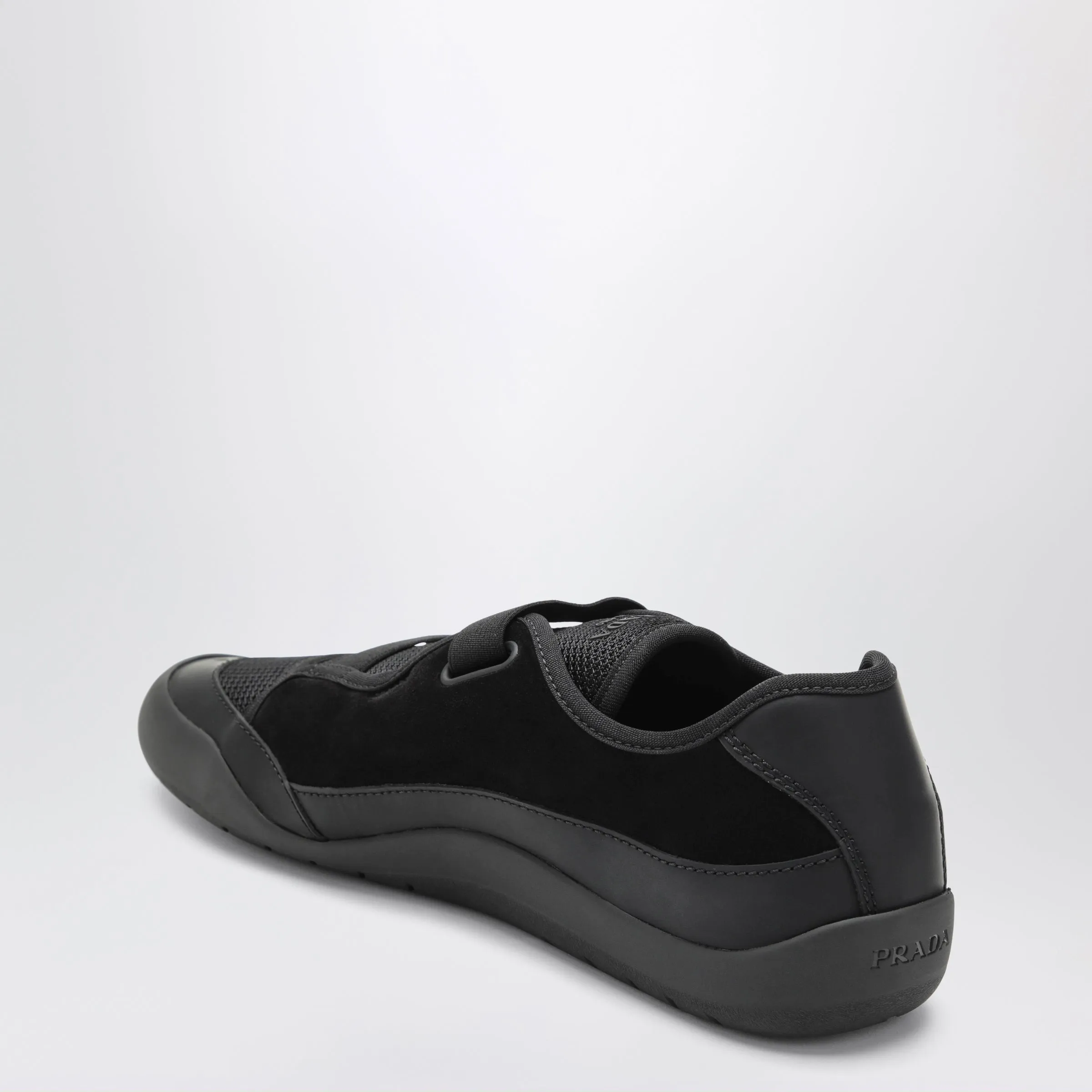 Speedrock Black Leather And Mesh Sneakers sold by Wanan Luxury product image thumbnail 2