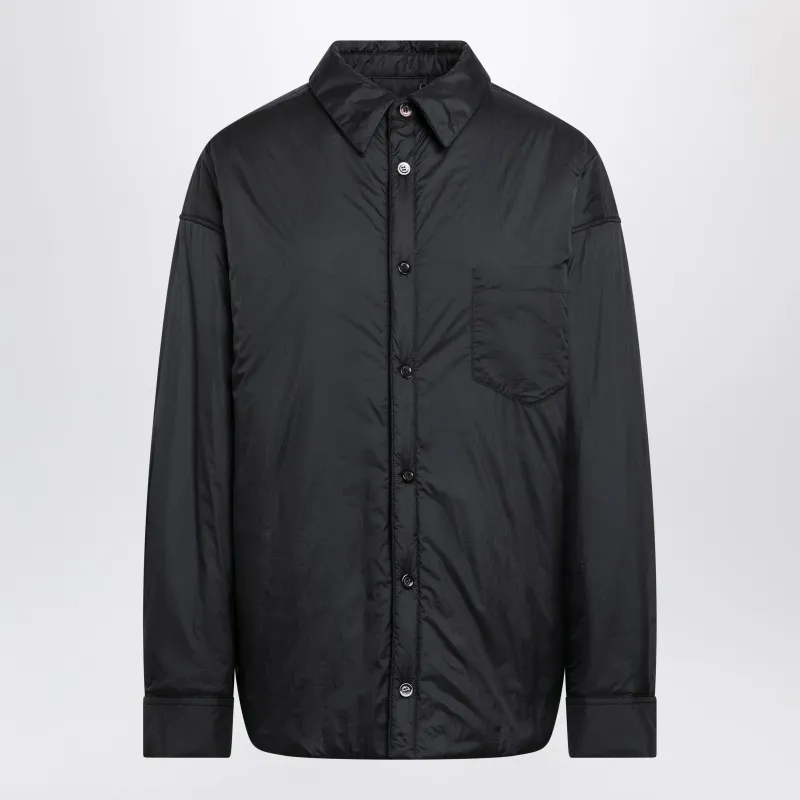 Oversized Black Padded Jacket In Polyamide made by Maison Margiela