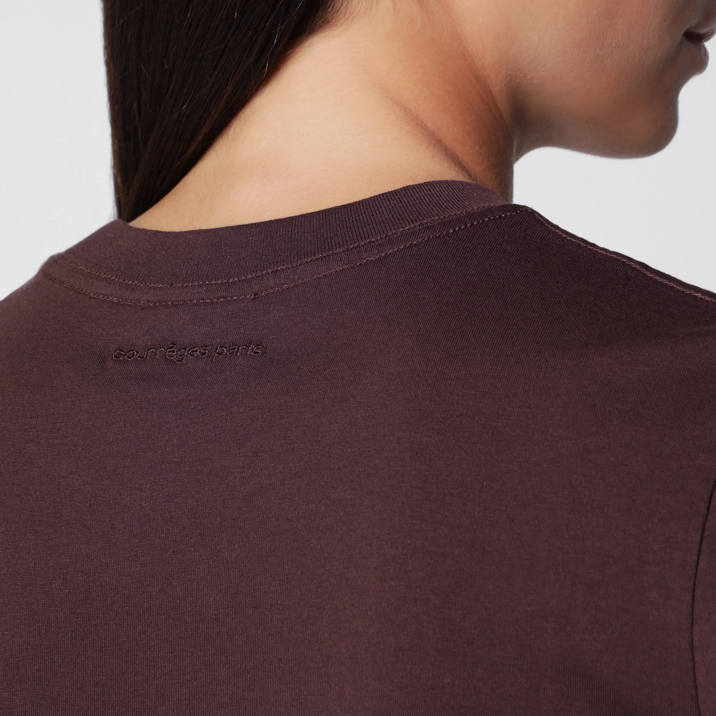 Ac Regular Burnt Red Cotton T-Shirt sold by Wanan Luxury product image thumbnail 2