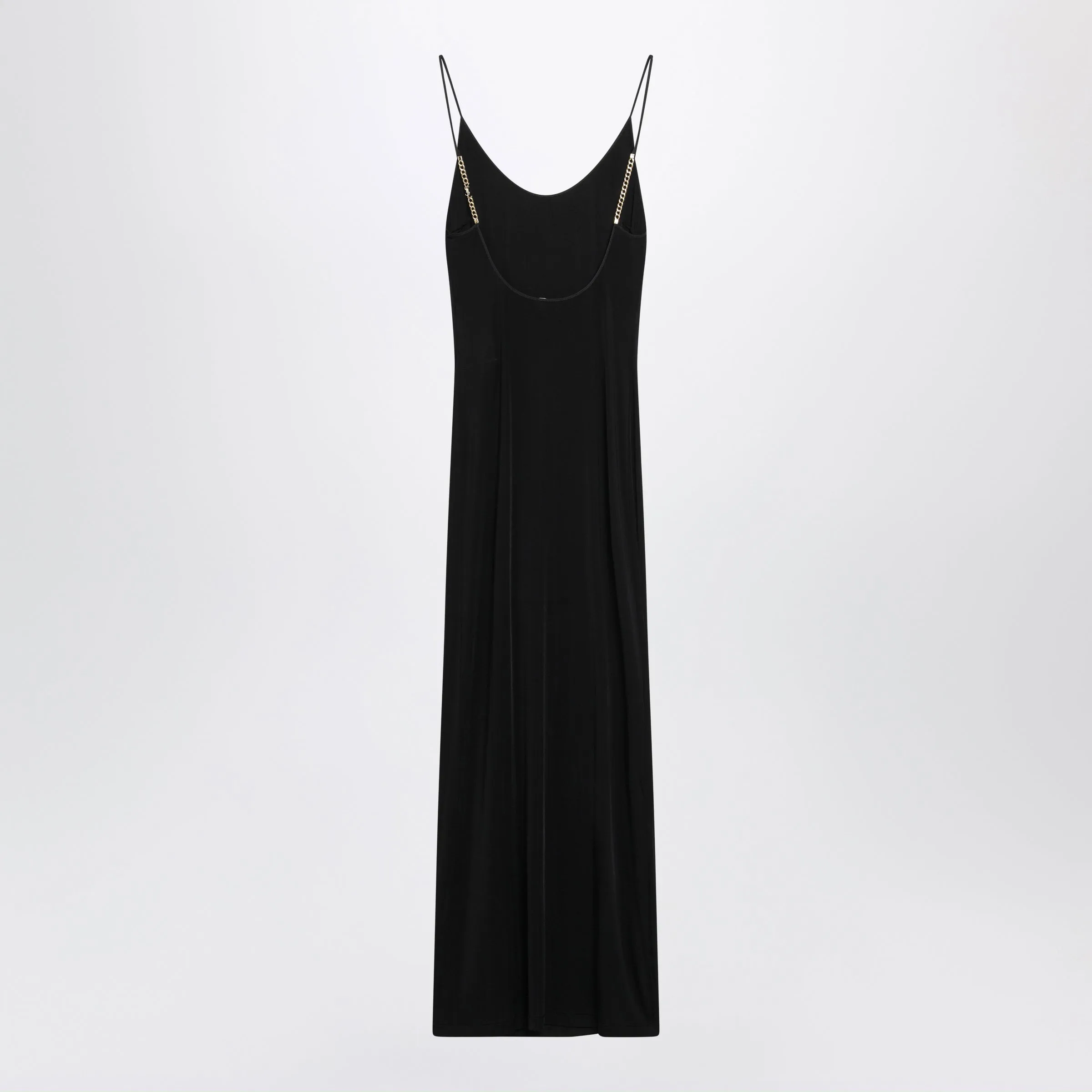 Backless Black Viscose Maxi Dress sold by Wanan Luxury product image thumbnail 2