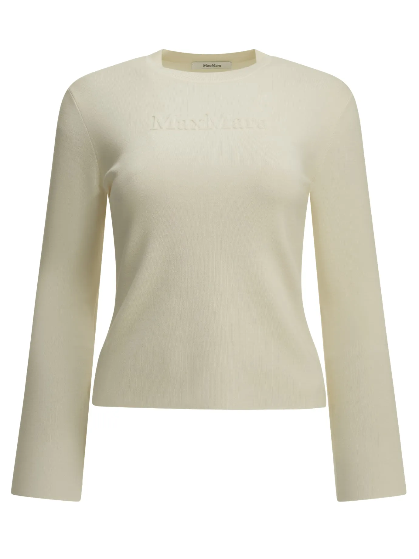 Round-Neck T-Shirt Made Of Virgin Wool T-Shirts White sold by Wanan Luxury