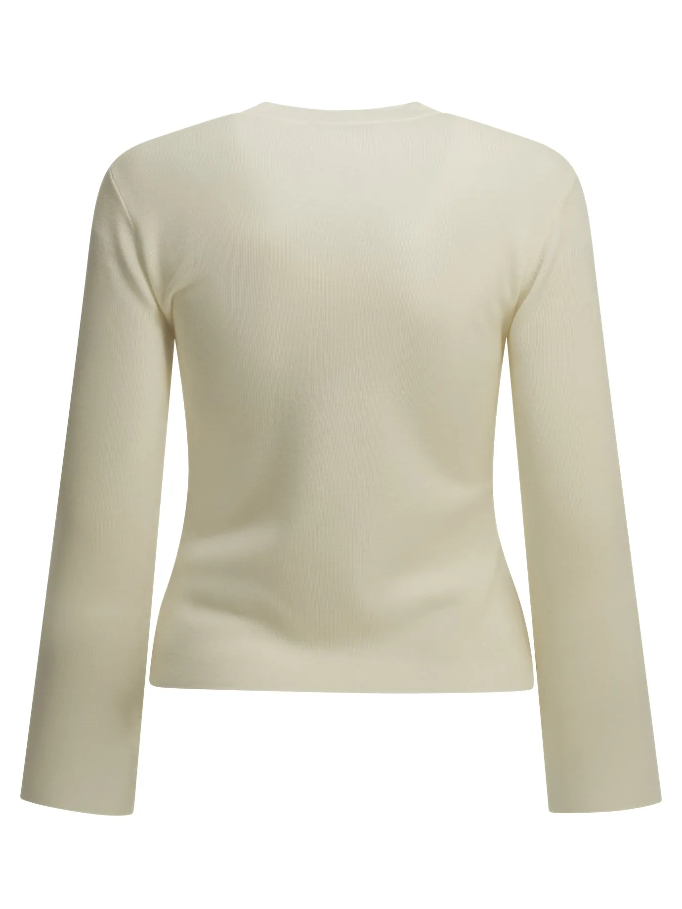 Round-Neck T-Shirt Made Of Virgin Wool T-Shirts White sold by Wanan Luxury product image thumbnail 2