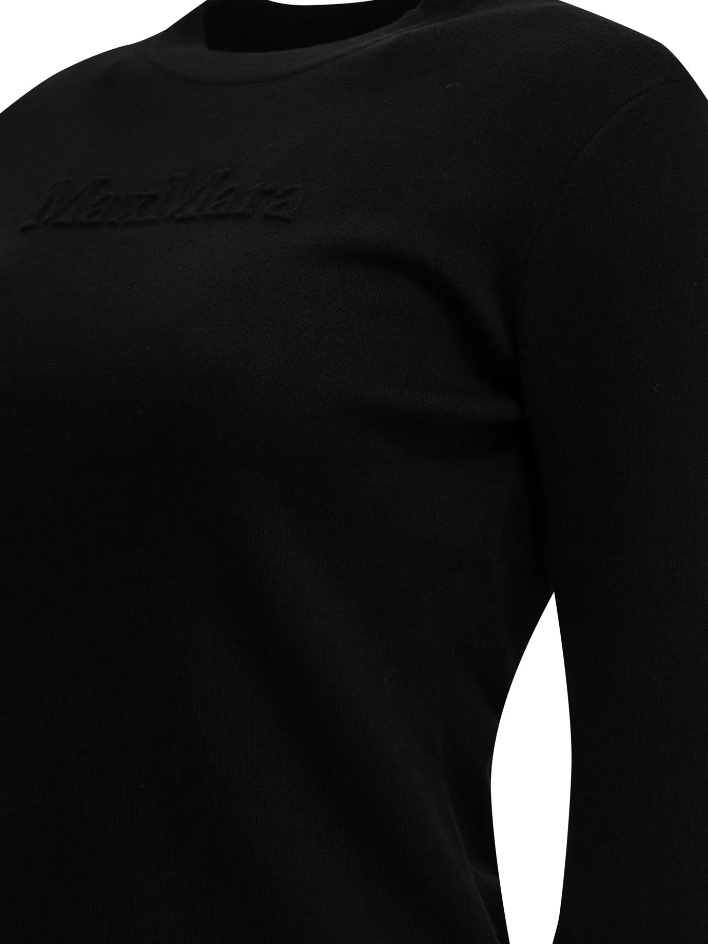 Round-Neck T-Shirt Made Of Virgin Wool T-Shirts Black sold by Wanan Luxury product image thumbnail 4