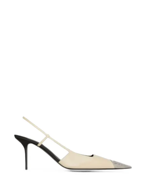 With Heel White made by Yves Saint Laurent