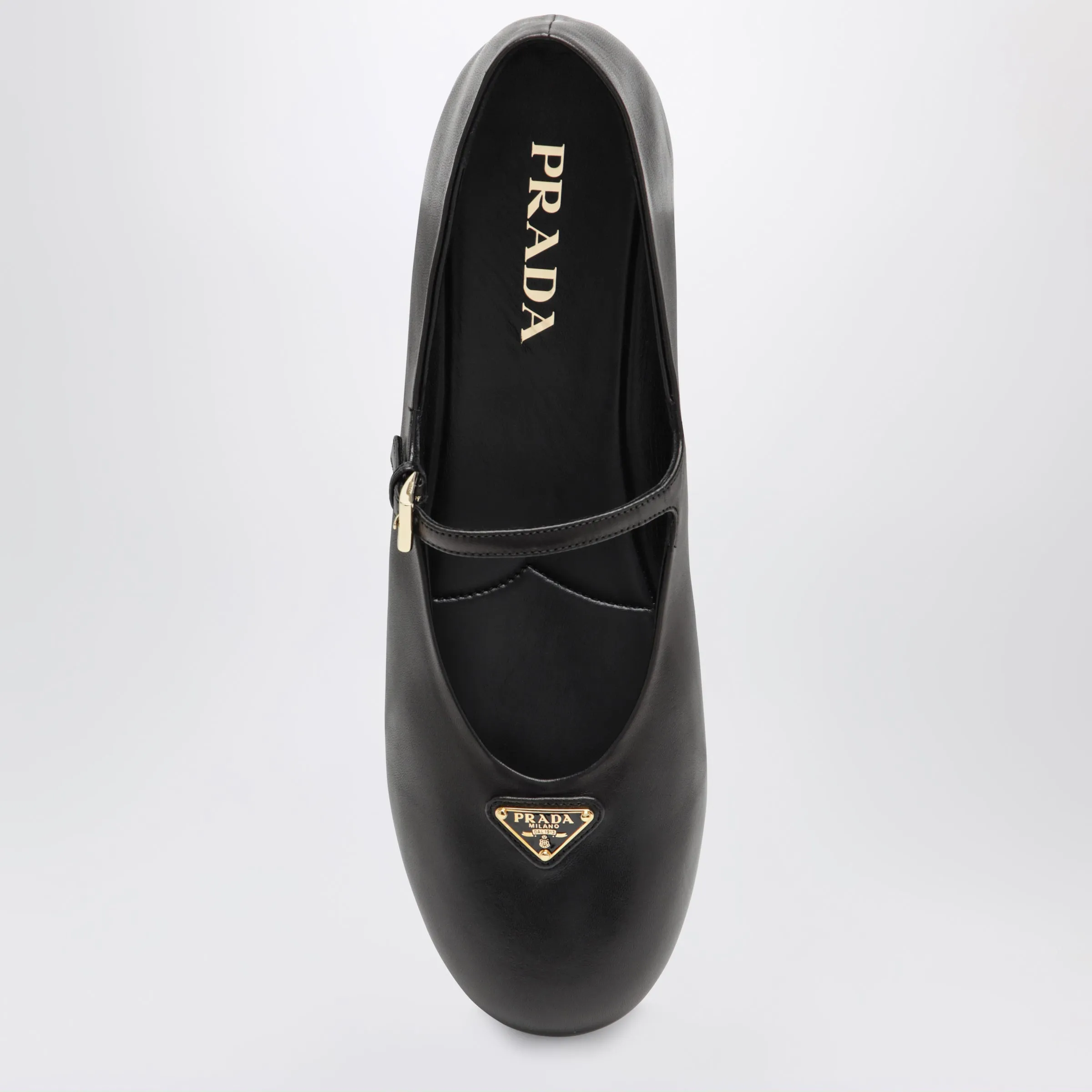 Black Nappa Leather Ballet Flats sold by Wanan Luxury product image thumbnail 3