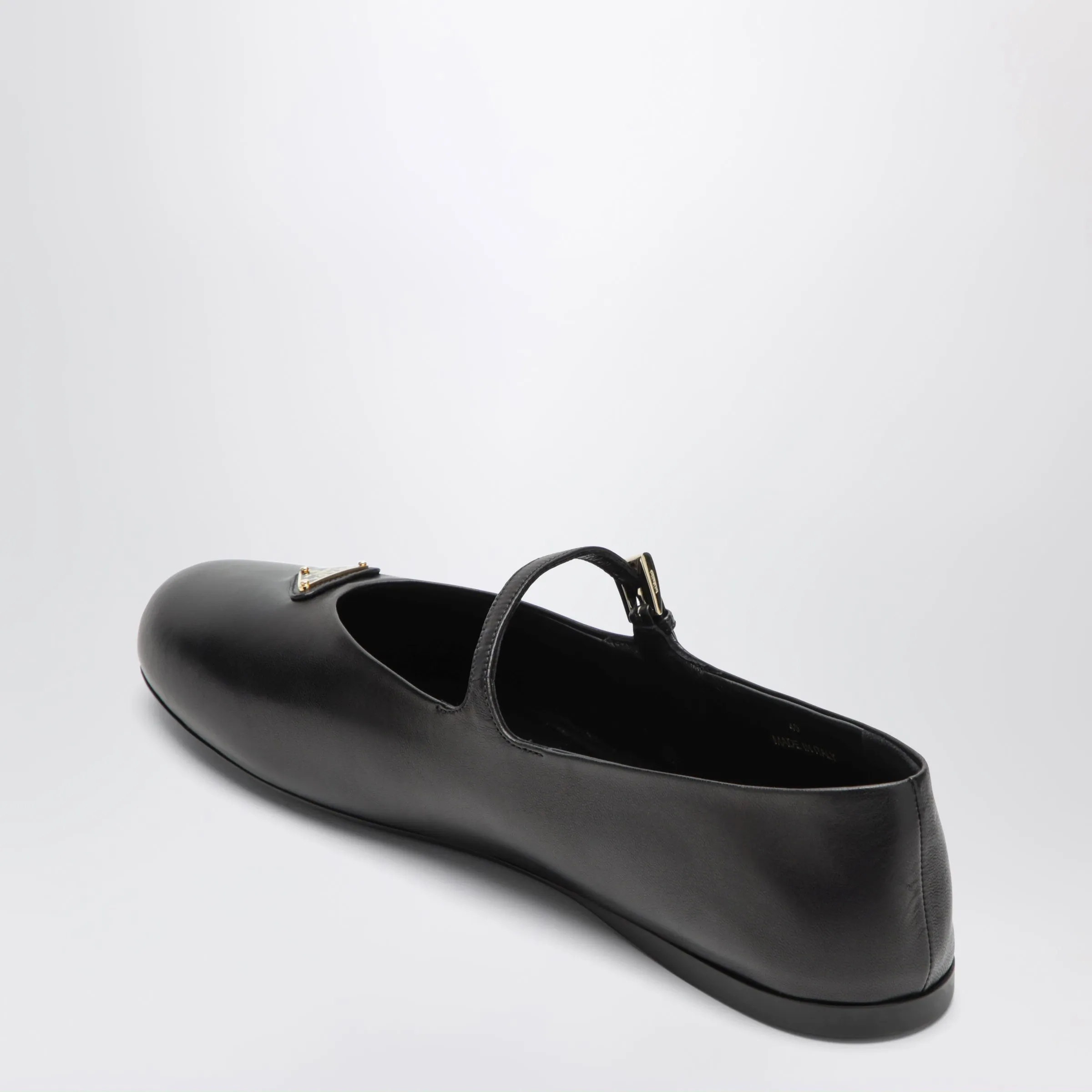 Black Nappa Leather Ballet Flats sold by Wanan Luxury product image thumbnail 2