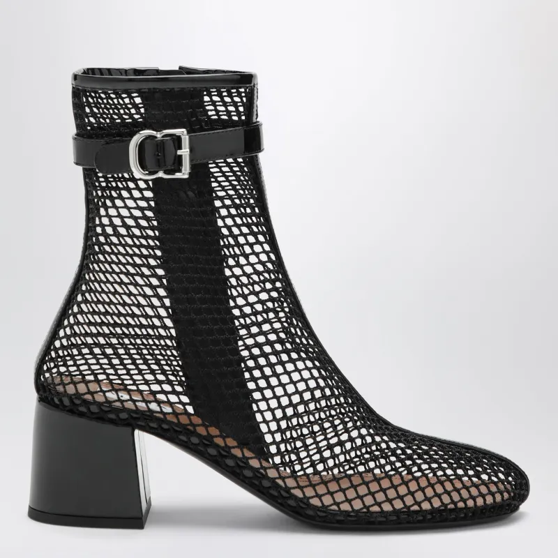 55 Mesh Boots In Black made by Alaia