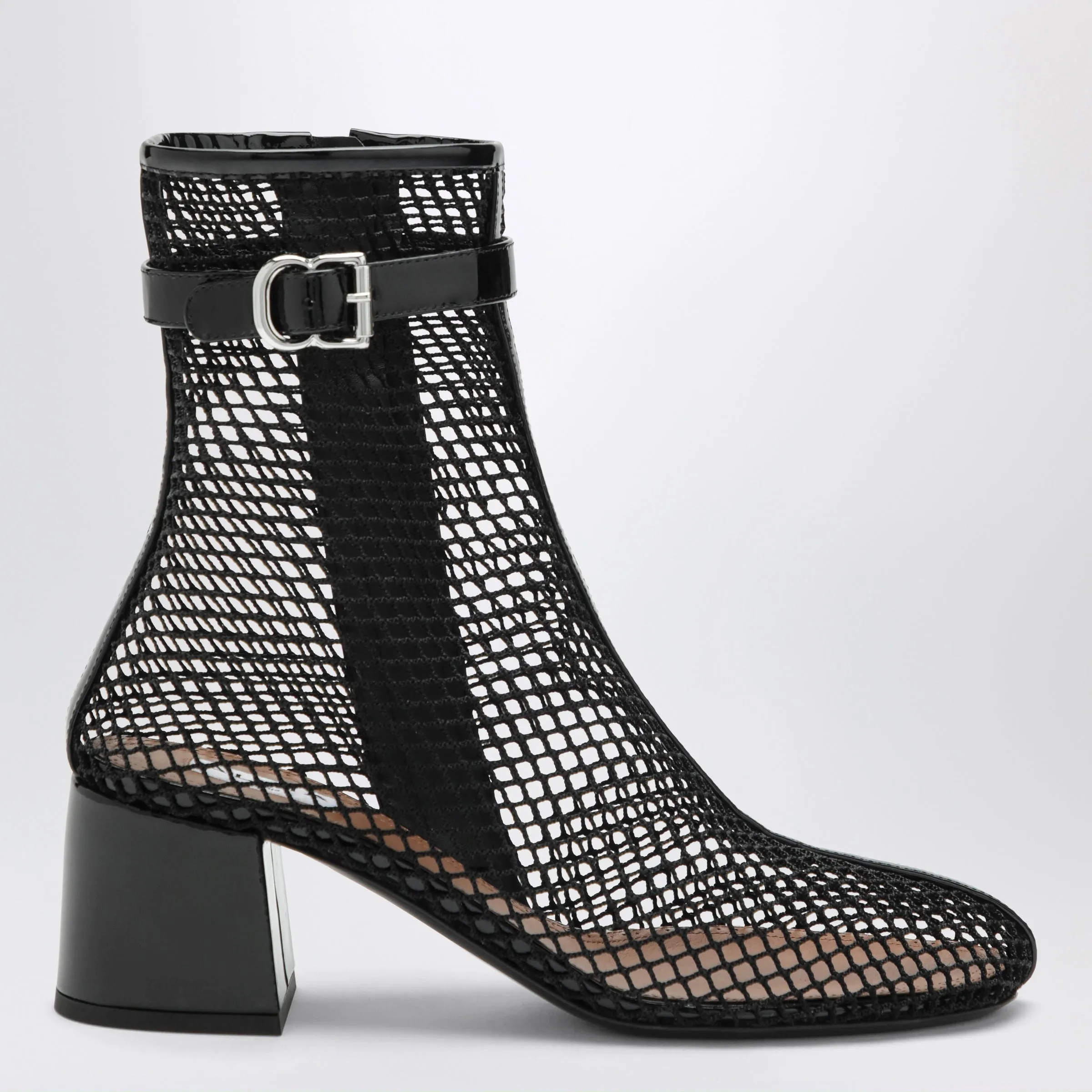 55 Mesh Boots In Black sold by Wanan Luxury