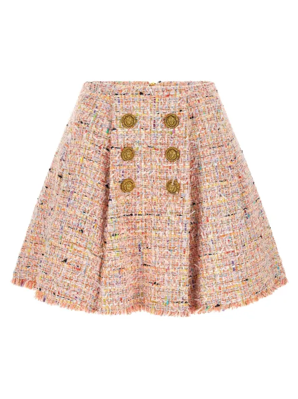 Skater Skirts Pink made by Balmain