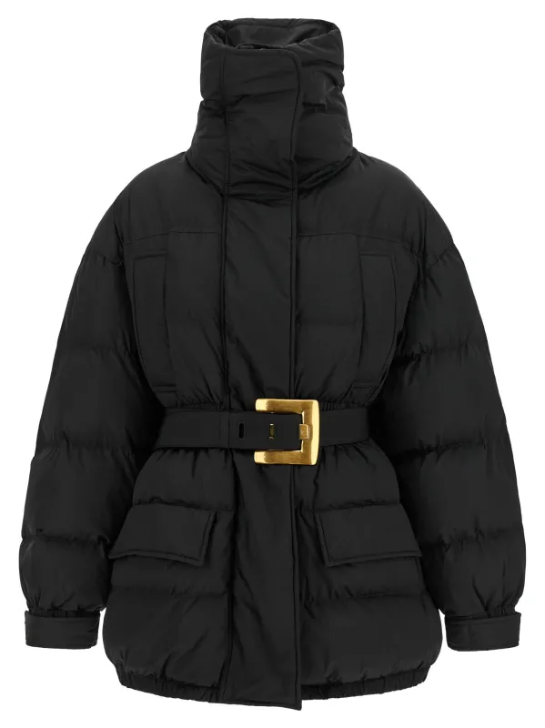 Anthem Puffer Jackets Black made by Balmain