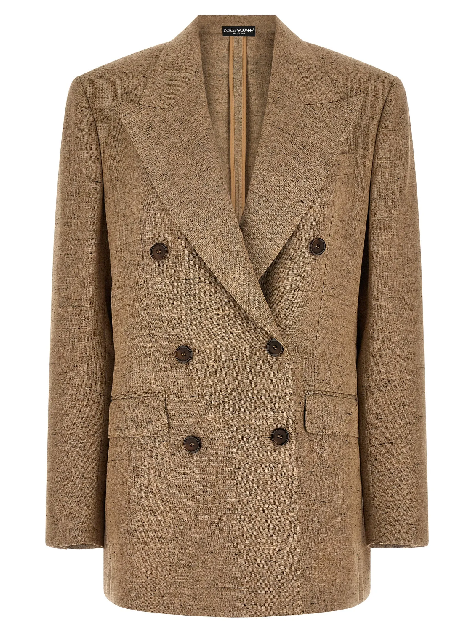 Double-Breasted Blazer Beige sold by Wanan Luxury