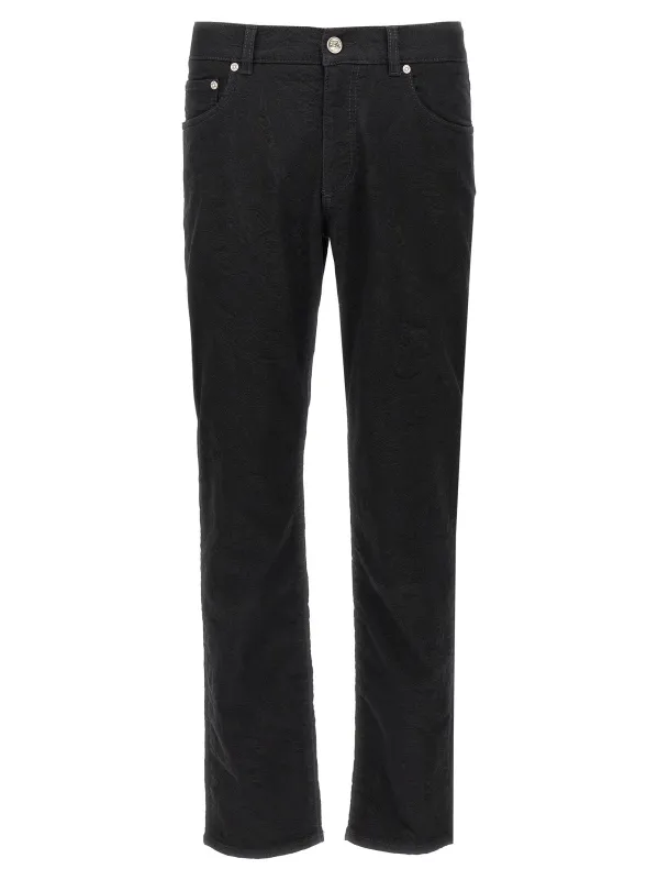 Jacquard Jeans Black made by Etro
