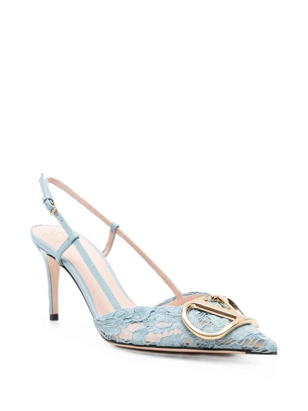 Vlogo Signature Lace Pumps sold by Wanan Luxury product image thumbnail 3