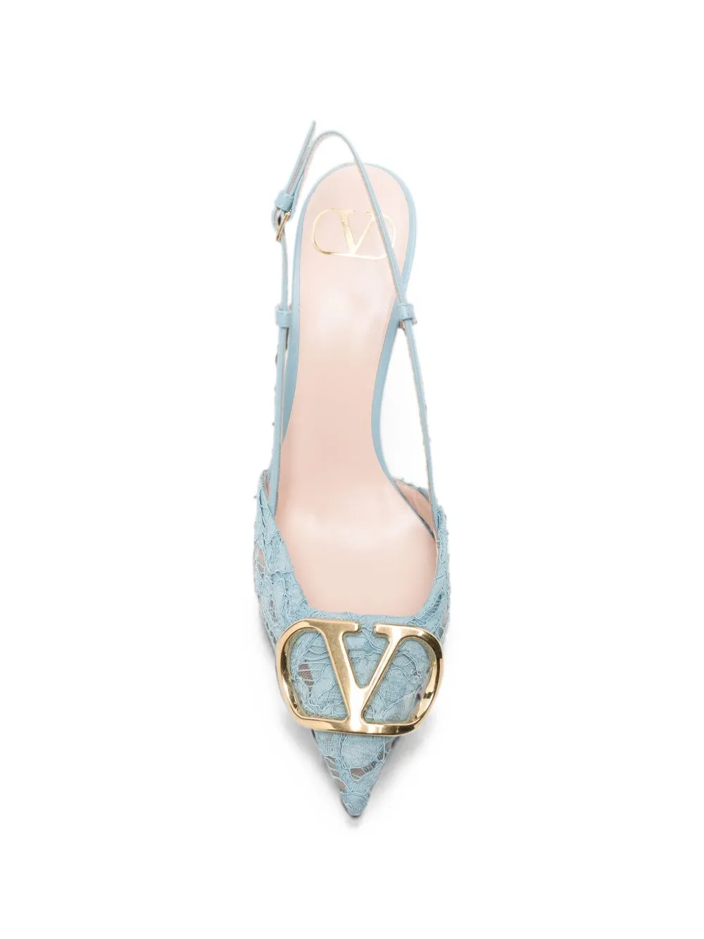 Vlogo Signature Lace Pumps sold by Wanan Luxury product image thumbnail 4