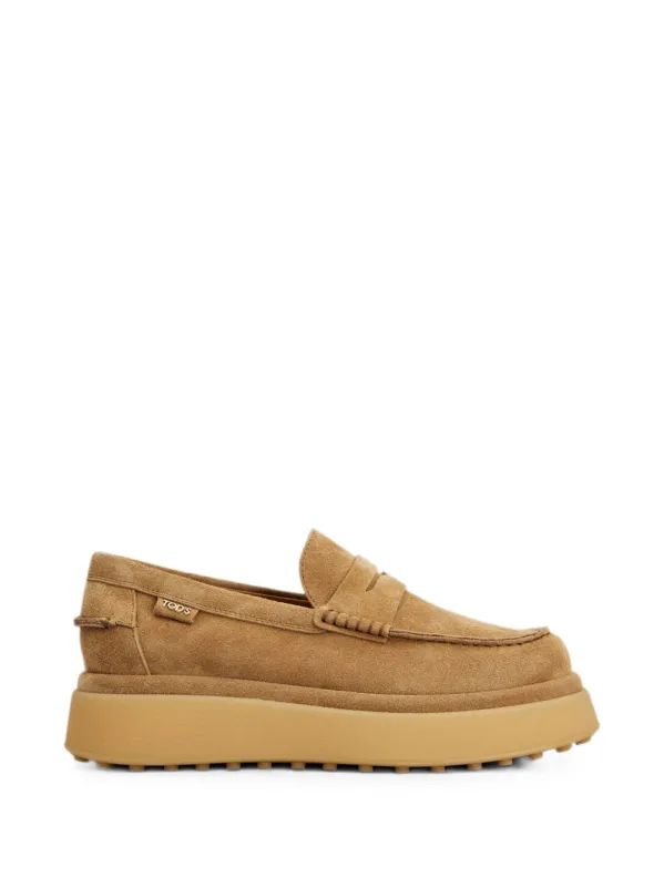 Suede Leather Loafers made by Tod's